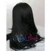 Handgemaakte gevlochten full lace front pruik zwartbruin bordeaux ombre Senegalese pruik micro kant frontale vlechten pruik met baby hai6465171