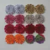 100pcs 2.5 "Chiffon Shabby Flowers per accessori per capelli per bambini, shabby fiore chiffon per ragazze fasce, fiori di clip capelli