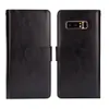 Skórzana pokrowiec na Samsung S8 S9 S10 Plus Uwaga 8 Uwaga 9 S7 Krawęta Karta Magnetyczna Pocket Removable Card Pocket Case