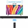 LP-09 Sound Bar Subwoof Bluetooth Speaker Home TV Echo Wall SoundBar U-diskpluggar Högtalare Väggmonterad fjärrkontroll