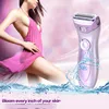 Elétrica senhora depiladora Lavável Cordless Wet Dry Hair Shaver navalha corpo mulheres removedor de pêlos de precisão aparador de biquíni linha axilas clipper