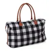 22-calowa plaid Duffel Torba o dużej pojemności Camouflage Travel Tote Lampart Drukuj Torebka Podwójne uchwyty Outdoor Sport Torba 28 Kolory Zza1012