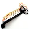 Stainless Steel Snuffers Candle Wick Trimmer Rose Gold Candle Scissors Cutter Candle Wick Trimmer Oil Lamp Trim scissor Cutter1881022