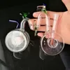 Narguilé en verre de vélo ﾠ, pipes à fumer en verre colorées mini-tuyaux à main multi-couleurs meilleure pipe en verre cuillère