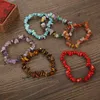 7 Yoga Chakra Stone bracelet charm Reiki Healing Balancing bangles for Women Fashion Jewelry Bracelets Will and Sandy drop ship