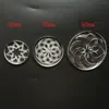 Nuovo arrivo Channel Caps OD 30MM 40MM 50MM Carving Carb Cap Modello floreale per Flat Top XL XXL Quartz Banger bong in vetro