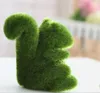 Blądzki Sztuczne Trawa Cute Little Animal Lovely Bear Decoration Decoration Servive Eye Fasigue Fake Grass Wyposażenie Artykuły DT001