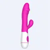 30 Geschwindigkeit Dual Vibration G-Punkt Vibrator Silikon Kaninchen Vibratoren wasserdichte Dildo-Massagebereich Sexspielzeug für Frauen