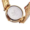 ラグジュアリーデザイナージュエリー女性ダイヤモンドヒョウ腕時計ゴールドブレスレット腕時計ラグジュアリーウォッチ素敵なカジュアルな新しい女性時計