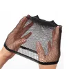 Osynliga Nylon Hårnät med elastiska Kvinnor Män Ladies Hår Parykar Strumpkåpa Vävning Mesh Net Fishnet Beige Black 20 st Free Ship