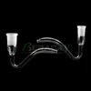 DHL!!! Glass J-Hook Adapters 14mm 18mm Female Joint J Hooks Smoking Accessories For Glass Ash Catcher Bowls Water Bongs Oil Burner Dab Rigs