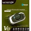 Nueva Easy Rider Vimoto Marca V8 de múltiples funciones de la moto BT Interphone del intercomunicador del casco de la motocicleta de Bluetooth Headset Epacket gratuito