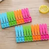 24 pçs / set Viagem Roupas de Lavanderia Pins Hanging Pegs Clips Gancho de Plástico Prendedores Prendedores De Papéis De Cozinha Casa de Banho Home Suprimentos