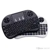 Mini RII I8 Teclado sem fio 24G Inglês Air Mouse Teclado Remote Control Touchpad Para Smart Android TV Box Notebook Tablet PC3536489