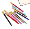 2018 NEW Designer Creative Pineapple Head Metal Ballpoint Pens Fashion Luxury Pen Chrismas Gift WeddingOffice School Wrinting Tool