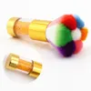 Colorful Soft Nail Cleaning Brush Nail Art For UV Gel Nail Dust Cleaner Brush Manicure Pedicure Tool Accessories