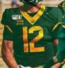 Custom 2022 Baylor Bears Football Jersey # 1 Trestan Ebner 7 Abram Smith 9 Tyquan Thornton 11 Джерри Боганон Сахарная чаша 150Т Мужчины Женщины Детские S-4XL