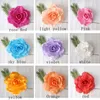 Giant Pe Foam Rose Flat Bottom Rose Stereo Artificial Flower Home Decoration Fake Flowers Wedding Decoration Bakgrund Vägg