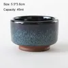 Antik te kopp grov keramik mästare japansk stil äkta lila clay teacup skål kreativ liten te rånar