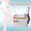high qualuty portable laser hair removal machine 808nm diode laser permanent hair removal Aluminum Alloy Box packing