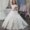 Ball Gown Baby Cenerentola Dress Off Shinning Shinning Tulle Flower Girl Abiti per abiti da sposa per ragazze Pageant economici