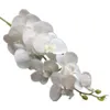 PU Single Stem Orchid (9 heads/piece) Artificial Flowers Phalaenopsis Real Touch Butterfly Orchids for Wedding Centerpieces