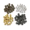 1000 stks Legering Tiny Disc Spacers Kralen Voor Sieraden Maken Armband Ketting DIY Accessoires Antiek Zilver Goud 4 Kleur 2mmx5mm D-54