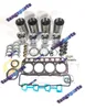 4D94LE moteur Rebuild kit avec valves pour KUMATSU Moteur Pièce bulldozer occasion Pelle Chargeur etc kit de pièces de moteur