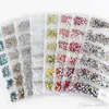 SS4-SS16 Mixgroottes Crystal Glass Nail Art Rhinestones 35 Colors 3D Crystals Strass Charms Nails Stones Accessoires