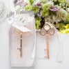 rose gold wedding favors