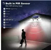 Luci solari all'aperto AmeriTop 128 LED 800LM Wireless LED solare Movimento luci del sensore da esterno 3 teste regolabili, 270 ° ampio angolo di illuminazione