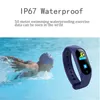 Armband M3 Smart Armband Fitness Tracker Smart Watch med hjärtfrekvens Vattentät armband Pedometer Armband för iOS och Android Retail P