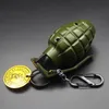 Nouveauté Briquets militaires créatifs Main Frag Torche en métal Gaz Gonflable Briquets coupe-vent Grande taille Outils extérieurs Drop Shippin282p