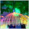 Outdoor LED Jellyfish Fibre Optic Kolorowe światło wiszące światła salon restauracja wystrój domu Wedding Party Neon znak Waterpro4555820