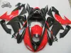 ABS Plastmissor för Kawasaki Ninja ZX10R 2006 2007 Röd Svart Kinesiska Eftermarknadsfeedings Parts ZX 10R 06 07 ZX-RR ZX-10R