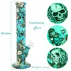 14 '' Silicone Bongs fumer conduite d'eau plates-formes pétrolières narguilés fumer bong tuyaux pour cigarette Glow In Dark