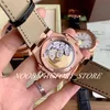 3 colors Rose Gold Luxury Factory 40MM Sports Elegant Series 5711 Cal 324 S C Automatic Movement Leather Strap Long Wristwatch Men3035