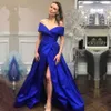 royal blue plus tamaño vestidos formales