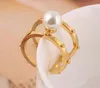 Luxo Desinger Rings for Women 18k Gold Ring for Women Jewelry With Pearl for Party Wedding Gift4735665