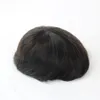 Toupet pour hommes couleur 1b, système capillaire nosurgical contre la perte de cheveux, toupet Mono Durable pour hommes 8186475
