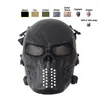 Taktische Airsoft Cosplay Schädel Maske Ausrüstung Outdoor Schießen Sport Schutz Ausrüstung Volle Gesicht NO03-101