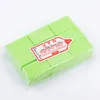 600 stks / zak Nagellak Remover Katoenen Pad Nail Wipe Napkins Manicure Pedicure Gelgereedschap Lintvrije doekjes Harde servetten