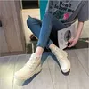 2019 ontwerper vrouwen laarzen cool meisje bruin roze groen vrouwen verhogen schoenen trainers sport sneakers maat 35-39