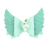 Ins Baby Girls Ailes paillettes Unicorne Bowknot Hairpin Enfants Princess Carton Rainbow Barrets DIY HARAGLIP KIDS CHIEUR COUPE CHIE