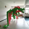 wholesale Dragon gonflable de ballon de longueur de 4 m de haute qualité pour la décoration de boîtes de nuit géant peut être personnalisé dragon gonflable de lumière LED de 7 couleurs