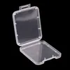 DHL Memory Card Case Box Protective Case för SD SDHC MMC XD CF Card Shatter Container Box White Transparent6218759