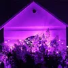 سلسلة أضواء الأسلاك النحاسية بقيادة الجنية أضواء تعمل بالطاقة الشمسية 10M الديكور والإضاءة 100LEDs مقاوم للماء في الهواء الطلق لعيد الميلاد حديقة فناء الحديقة