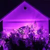 Stringi Światła Miedź Drut LED Wróżki Światła Słoneczne Oświetlenie Dekoracyjne Oświetlenie 10 M 100leds Wodoodporna dla Outdoor Christmas Garden Patio Lawn