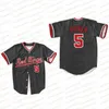 Cal Ripken Jr 5 Rochester Red Wings Jersey cousu de nouvelles couleurs de base de baseball de films de haute qualité