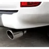 Car BoltOn stainless steel Diesel 3quotinlet 45quotoutlet Exhaust Muffler Tip Black or Siliver Color Rolled End Angle Cut Ta4587449